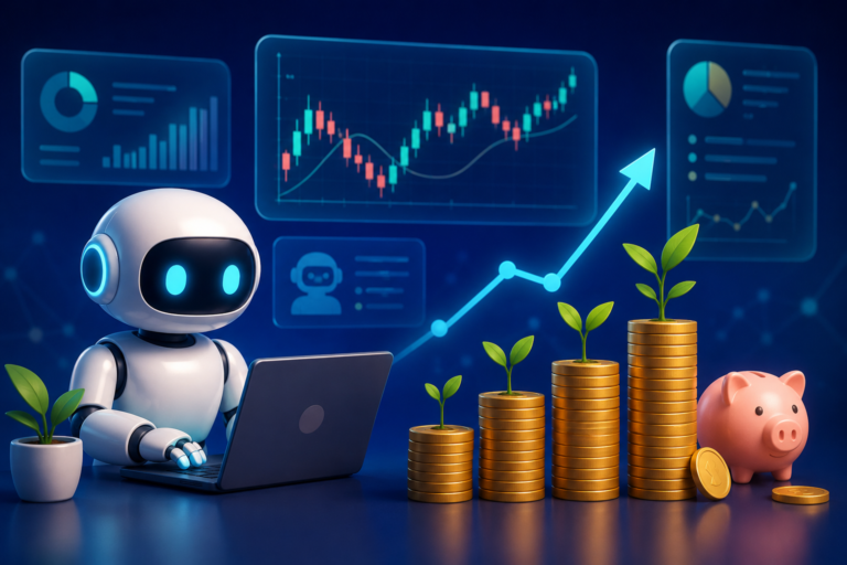 Automated investing platform managing a beginner portfolio