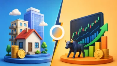 Property investment compared with stock market returns