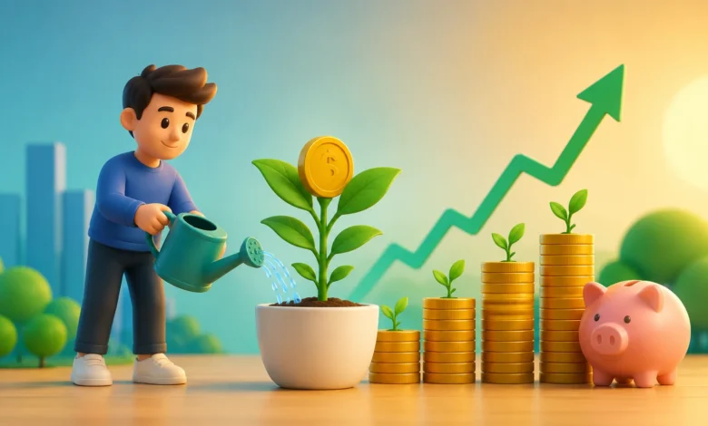 Building dividend income from a small starting investment