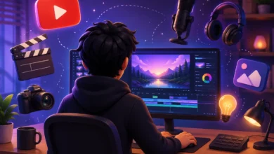 Producing a faceless YouTube channel without appearing on camera