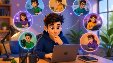 Working remotely in a well paid online role