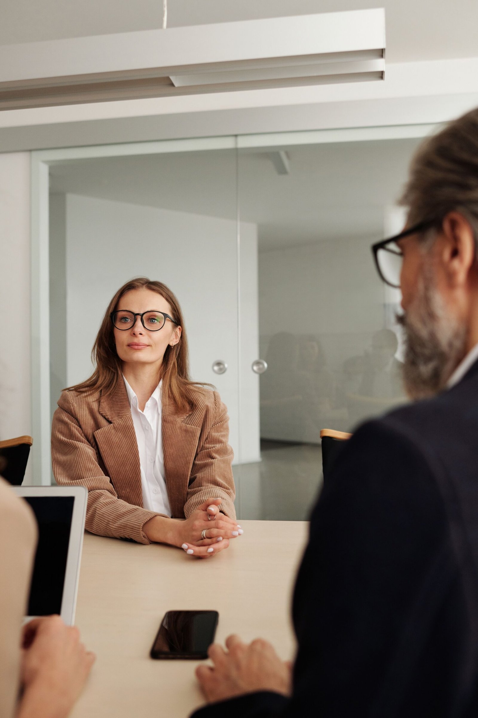 Meeting an adviser to compare life insurance policies