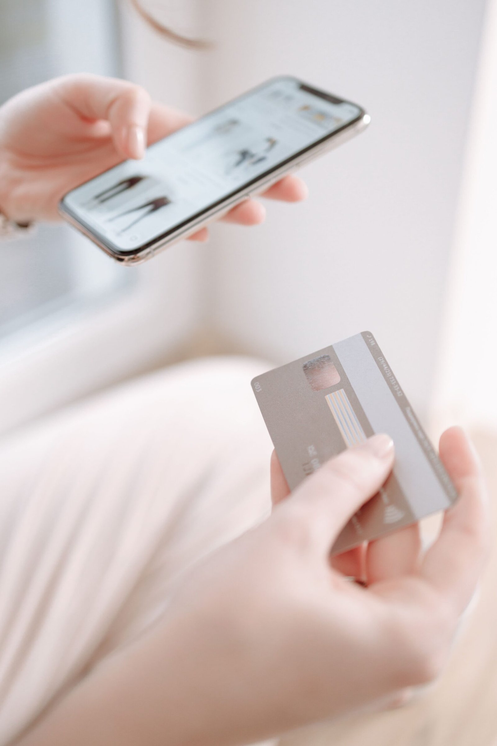 Checking credit card fees and statements on a phone