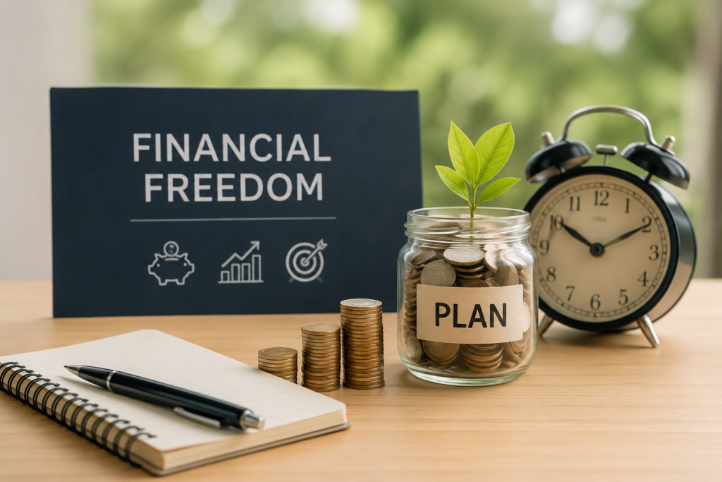 Money management planning concept