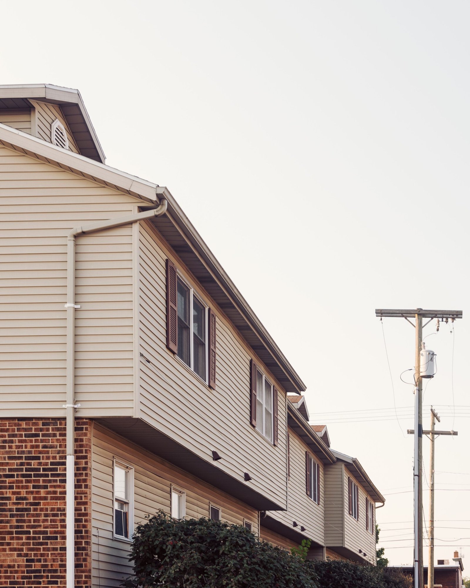 Suburban houses in a neighbourhood where borrowers face adjustable rate mortgage resets