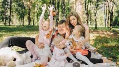 Family choosing a health insurance plan based on expected medical needs
